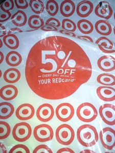 Plastic Target shopping bag